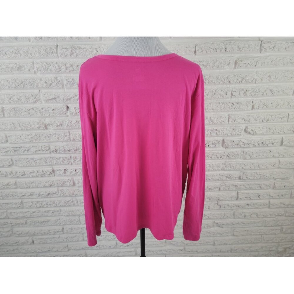 Christmas Women Top XXL Plus Pajama Pullover Naughty Ish Cotton Blend PIN42E - Picture 5 of 7